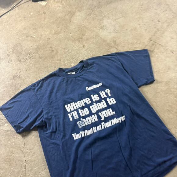 Vintage VTG 90’s Fred Meyer Single Stitch Graphic T-Shirt - Picture 5 of 8